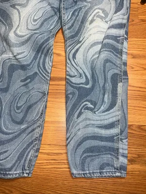 Hollister Swirl ladies Jeans Size 3R High Waist thumbnail 2