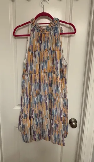 Entro Dress Brushstroke  thumbnail 1