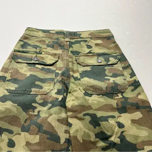 We The Free Free People Remy Camouflage Crop Jeans 25 High Rise Green‎ Camo Pants Denim NEW thumbnail 14