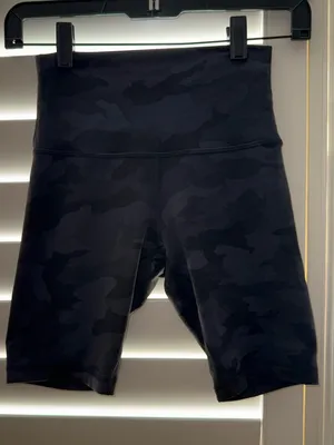 Lululemon Align Short 8" Heritage 365 Camo Deep Coal Multi Size 4 thumbnail 3