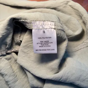 Lucky Brand Sage Green Flutter Sleeve Midi Dress Tiered Ruffle Hem‎ Womens Small thumbnail 4
