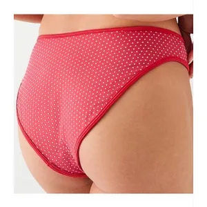 NWT Frankie’s Bikinis Catalina Dove Bottom Bikini Bottoms Polka Dot Red- Size XL thumbnail 2