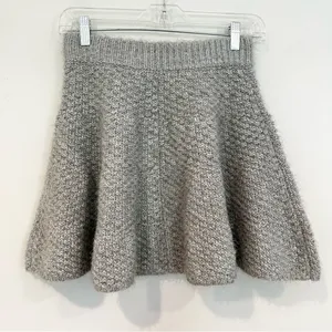 Lovers + Friends Skater Mini Skirt Womens Small Grey Coquette Soft‎ Girl Revolve thumbnail 8