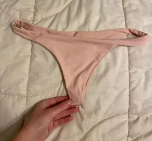 Baby Pink Thong Bikini Bottom thumbnail 4