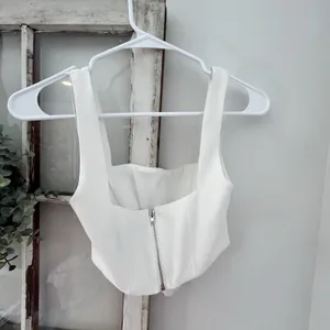 Princess Polly Women's White Corset bustier-style‎ crop top Size 2 thumbnail 3