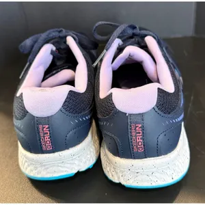 Skechers 8.5 Go Run Vivid Horizon Sneakers Navy Lavender Air Cooled Goga‎ Mat thumbnail 7