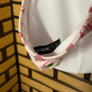 Hot topic Pink Strawberry Milk‎ Ruffle Two Piece Bikini Swimsuit Size XL thumbnail 8