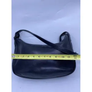 gucci vintage shoulder black leather cross body ba thumbnail 3