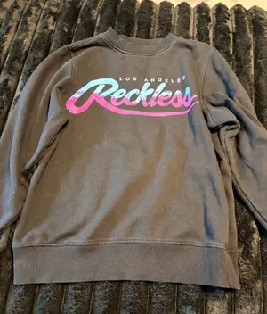 Young & Reckless Los Angeles Black Graphic Sweatshirt thumbnail 1
