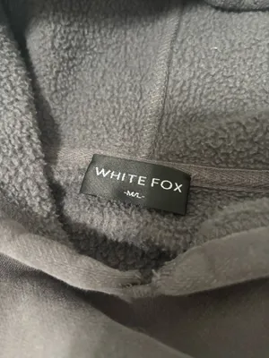 White Fox Grey Hoodie thumbnail 3