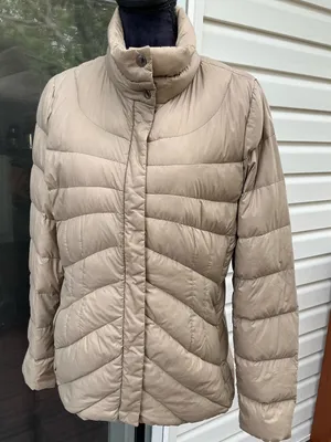 Women's Quilted Puffer Jacket in Beige - Lightweight Warmth🍁🍂 thumbnail 1