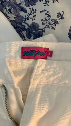 Edikted white jeans thumbnail 3