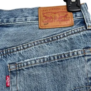 Levi’s 501 SZ W27 L27 Patchwork Jeans Ragged Lands Button-Fly Distressed Frayed thumbnail 7
