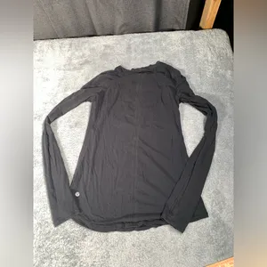 Lululemon athletica Dark Gray Long Sleeve Shirt thumbnail 8