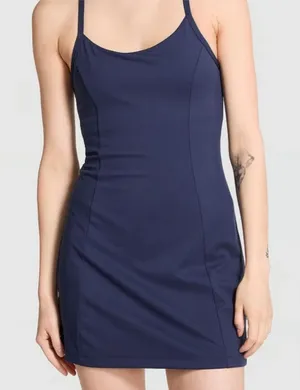 PINK Victoria's Secret Navy Mini Slip Dress thumbnail 1