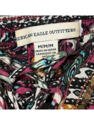 American Eagle Outfitters Women's Medium Boho Print Romper thumbnail 4