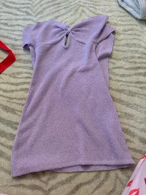 Beginning boutique, purple dress thumbnail 1