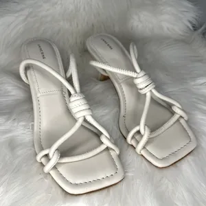 Anine Bing Vanina Spool Strappy Bridal Slip On Heels Size 37 thumbnail 3