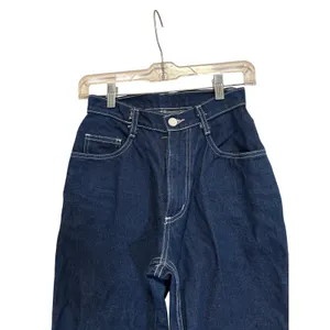Unbranded Women's Raw Indigo High Rise Jeans 100% Cotton 26x28 USA thumbnail 3