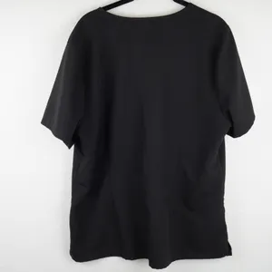 FIGS Technical Collection Womens Black Scrub Top V-Neck‎ Short Sleeve Size XL thumbnail 6