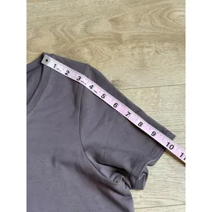 EUC Eileen Fisher organic cotton lycra brown short sleeve t-shirt stretch size L thumbnail 6