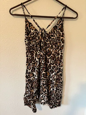 Aerie Women’s Leopard Print Slip Dress thumbnail 2