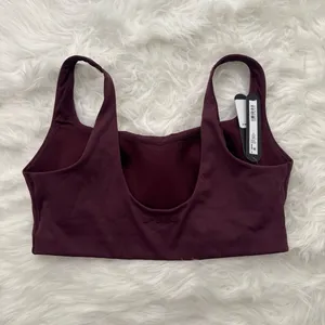 Nike Skims Matte Scoop Neck Sports Bra Currant Size Medium thumbnail 6