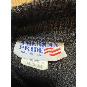 American Pride Flower Sweater Size‎ Medium Colorful Classic Party Career Fun thumbnail 6