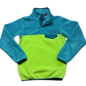 Patagonia Women’s Synchilla Green and Blue XS thumbnail 1