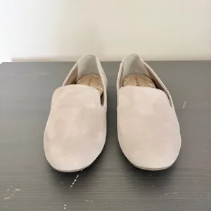 Birdies Loafers The Starling 8 Latte Suede Smoking Slipper Comfort Flats thumbnail 13