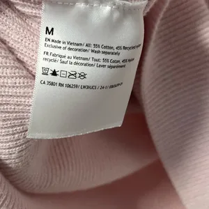 Lululemon Take it all in Cotton Blend Crewneck sweater strawberry light pink M thumbnail 6