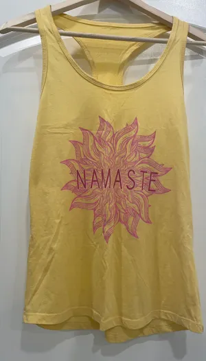Unbranded Namaste Sun Yoga Workout Tank thumbnail 1