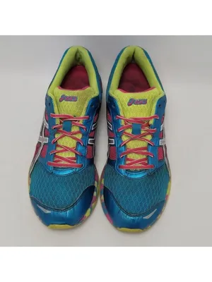 Women's Asics Gel Frantic 7 Athletic Sneakers Running Shoes Size 10 Blue Pink thumbnail 3
