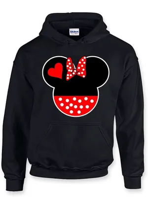 Gildan Minnie Head Vacation for Women Pullover Hoodie size M. thumbnail 2