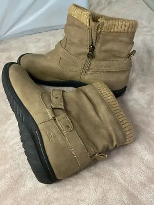 JBU Women Waterproof Booties Taupe Size 10 thumbnail 4