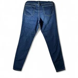 Maternity Dark Wash Skinny Jeans‎ Full Panel Comfortable Stylish Everyday thumbnail 2