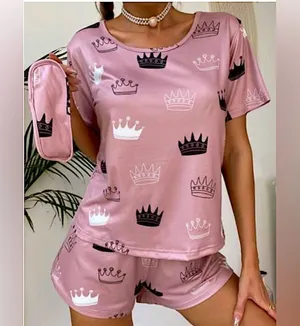 2 piece pajama set and matching sleep mask NIB thumbnail 1