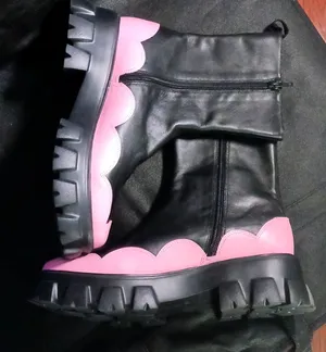 RAYE SIZE 9 BOOTS pink black thumbnail 1