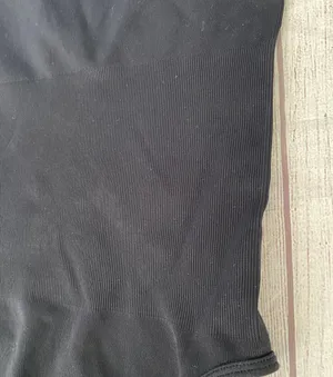 Bodysuit women S scoopneck Longsleeve fitted black thumbnail 5