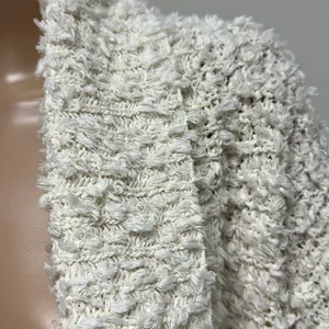 Anthropologie Akemi & Kin Cream Eyelash Open Front Cardigan size SX Oversized thumbnail 2