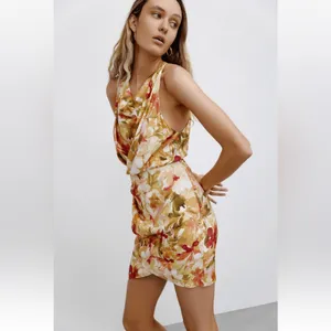Significant Other Chiara Dress - Watercolor Floral Open‎ Back Dress Size 10 thumbnail 4