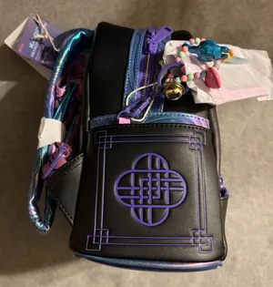 Loungefly K-Pop Demon Hunters Hunter/x Trio Mini Backpack and Wallet thumbnail 4
