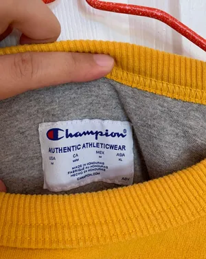 Champion Yellow  Oversized Sweatshirt thumbnail 3