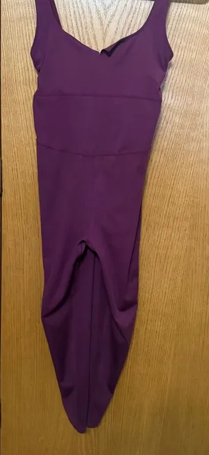 Purple Sleeveless Jumpsuit free people size medium thumbnail 1