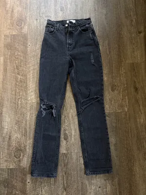 Abercrombie & Fitch 90’s Straight Black Jeans thumbnail 6