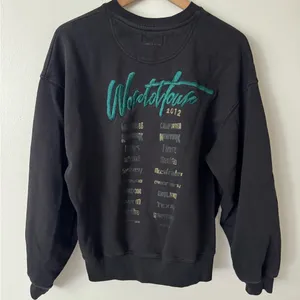 Anine Bing XS Kenny Sweatshirt Panther in Vintage Black thumbnail 8