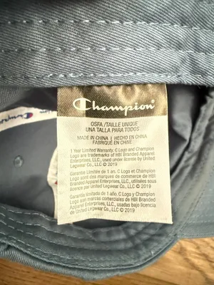 Champion Athletic Baseball Cap Blue/Gray Color One Size Adjustable Hat thumbnail 7