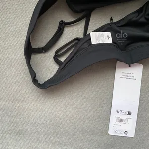 Alo Yoga Splendor Bra Black L thumbnail 3