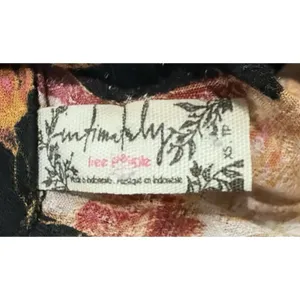 Free People Floral‎ Printed She Moves Tie Back Lace Mini Dress XS thumbnail 8