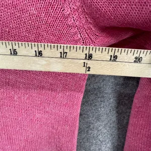 Tommy‎ Bahama Cable Knit Sweater Womens Small Pink Hooded Pullover Linen Cotton thumbnail 7